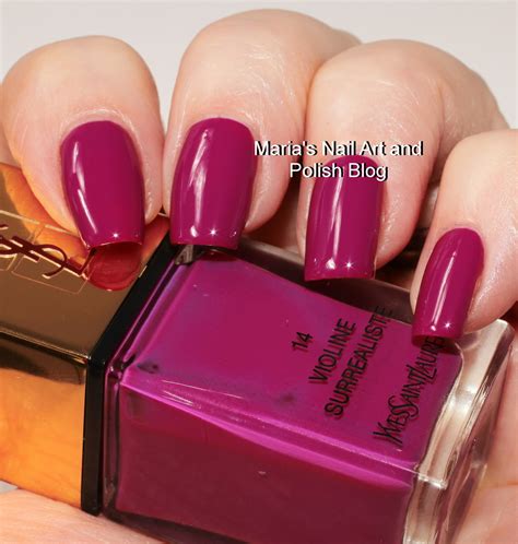 violete surrealiste ysl nail polish|YSL la laque couture.